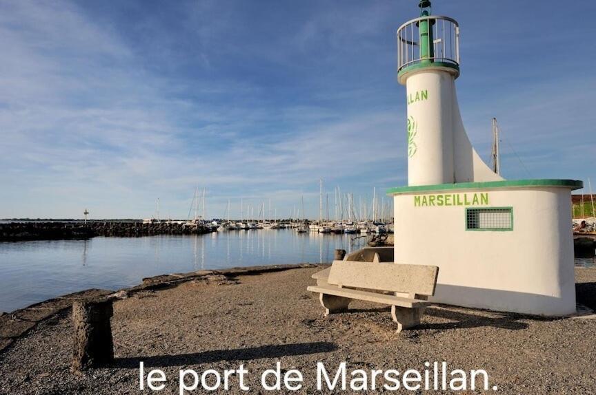 Le Corinthe - Appt Classe 3 Etoiles Et Climatise Marseillan  Extérieur photo